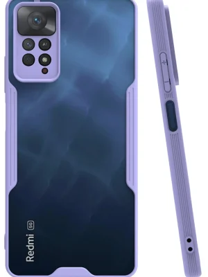 Newface Xiaomi Redmi Note 11 Pro Kılıf Platin Silikon - Lila