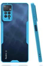 Newface Xiaomi Redmi Note 11 Pro Kılıf Platin Silikon - Mavi