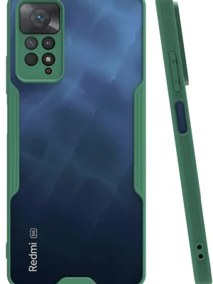 Newface Xiaomi Redmi Note 11 Pro Kılıf Platin Silikon - Yeşil