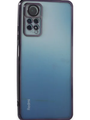 Newface Xiaomi Redmi Note 11 Pro Kılıf Razer Lensli Silikon - Mor