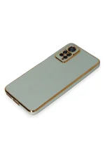 Newface Xiaomi Redmi Note 11 Pro Kılıf Volet Silikon - Açık Yeşil - Görsel 4