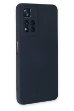 Newface Xiaomi Redmi Note 11 Pro Plus 5G Kılıf Nano içi Kadife Silikon - Lacivert - Görsel 3