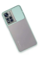 Newface Xiaomi Redmi Note 11 Pro Plus 5G Kılıf Palm Buzlu Kamera Sürgülü Silikon - Turkuaz - Görsel 3