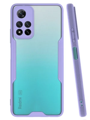 Newface Xiaomi Redmi Note 11 Pro Plus 5G Kılıf Platin Silikon - Lila