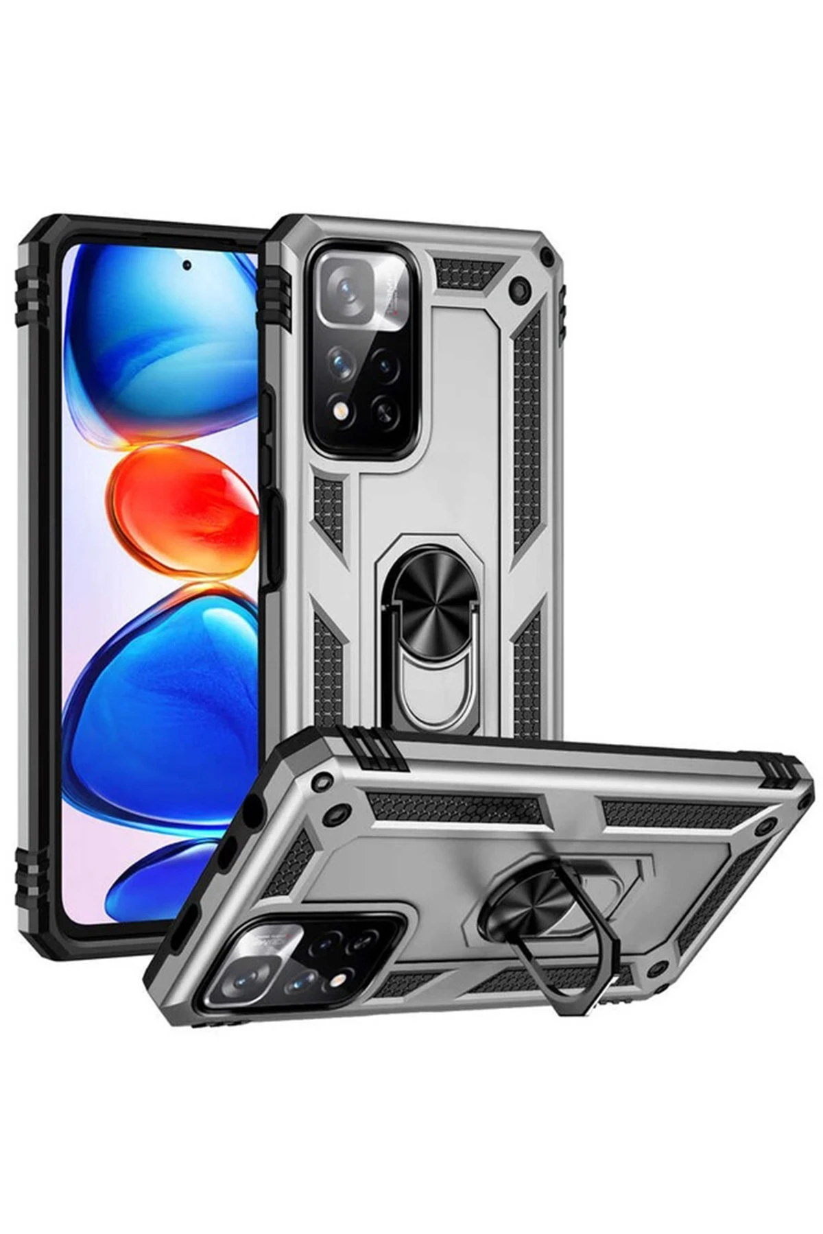 newface-xiaomi-redmi-note-11-pro-plus-5g-kilif-sofya-yuzuklu-silikon-kapak-gumus-default.webp Newface Xiaomi Redmi Note 11 Pro Plus 5G Kılıf Sofya Yüzüklü Silikon Kapak - Gümüş - Görsel 1