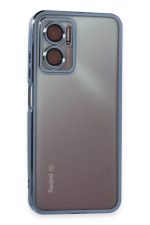 Newface Xiaomi Redmi Note 11E Kılıf Razer Lensli Silikon - Açık Mavi