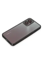 Newface Xiaomi Redmi Note 11E Kılıf Razer Lensli Silikon - Siyah - Görsel 4