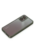 Newface Xiaomi Redmi Note 11E Kılıf Razer Lensli Silikon - Yeşil - Görsel 4