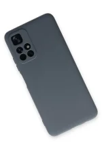 Newface Xiaomi Redmi Note 11T Kılıf Nano içi Kadife Silikon - Gri - Görsel 3