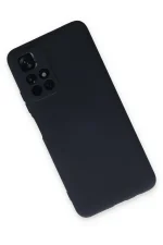 Newface Xiaomi Redmi Note 11T Kılıf Nano içi Kadife Silikon - Lacivert - Görsel 3