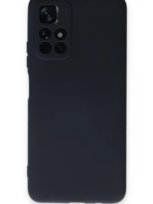 Newface Xiaomi Redmi Note 11T Kılıf Nano içi Kadife Silikon - Lacivert