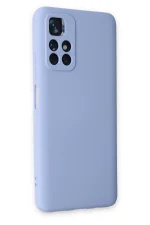 Newface Xiaomi Redmi Note 11T Kılıf Nano içi Kadife Silikon - Lila - Görsel 2