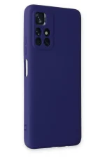 Newface Xiaomi Redmi Note 11T Kılıf Nano içi Kadife Silikon - Mor - Görsel 2