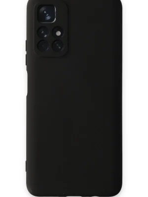 Newface Xiaomi Redmi Note 11T Kılıf Nano içi Kadife Silikon - Siyah