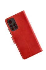 Newface Xiaomi Redmi Note 11T Kılıf Trend S Plus Kapaklı Kılıf - Kırmızı - Görsel 2