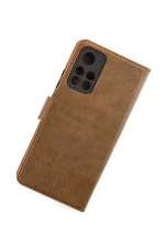 Newface Xiaomi Redmi Note 11T Kılıf Trend S Plus Kapaklı Kılıf - Taba - Görsel 3