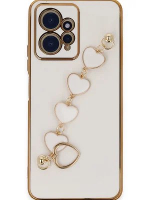 Newface Xiaomi Redmi Note 12 4G Kılıf Esila Silikon - Beyaz