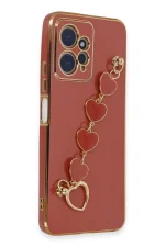 Newface Xiaomi Redmi Note 12 4G Kılıf Esila Silikon - Kırmızı - Görsel 2