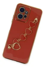 Newface Xiaomi Redmi Note 12 4G Kılıf Esila Silikon - Kırmızı - Görsel 3