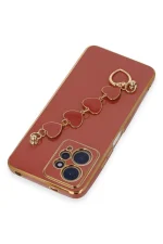 Newface Xiaomi Redmi Note 12 4G Kılıf Esila Silikon - Kırmızı - Görsel 5