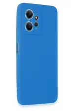 Newface Xiaomi Redmi Note 12 4G Kılıf First Silikon - Mavi - Görsel 3
