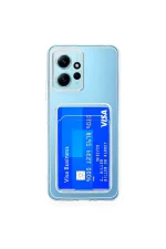 Newface Xiaomi Redmi Note 12 4G Kılıf Kart Şeffaf Silikon - Şeffaf - Görsel 2