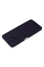 Newface Xiaomi Redmi Note 12 4G Kılıf Kelvin Kartvizitli Silikon - Derin Mor - Görsel 3