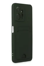 Newface Xiaomi Redmi Note 12 4G Kılıf Kelvin Kartvizitli Silikon - Koyu Yeşil - Görsel 2