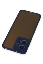 Newface Xiaomi Redmi Note 12 4G Kılıf Montreal Silikon Kapak - Lacivert - Görsel 3