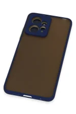 Newface Xiaomi Redmi Note 12 4G Kılıf Montreal Silikon Kapak - Lacivert - Görsel 4