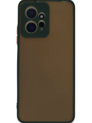 Newface Xiaomi Redmi Note 12 4G Kılıf Montreal Silikon Kapak - Yeşil