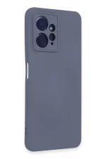 Newface Xiaomi Redmi Note 12 4G Kılıf Nano içi Kadife Silikon - Gri - Görsel 2