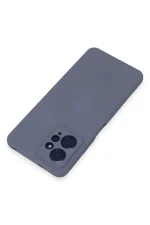 Newface Xiaomi Redmi Note 12 4G Kılıf Nano içi Kadife Silikon - Gri - Görsel 3