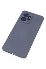 Newface Xiaomi Redmi Note 12 4G Kılıf Nano içi Kadife Silikon - Gri - Görsel 4