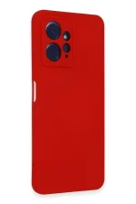 Newface Xiaomi Redmi Note 12 4G Kılıf Nano içi Kadife Silikon - Kırmızı - Görsel 2