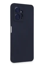 Newface Xiaomi Redmi Note 12 4G Kılıf Nano içi Kadife Silikon - Lacivert - Görsel 2
