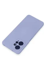 Newface Xiaomi Redmi Note 12 4G Kılıf Nano içi Kadife Silikon - Lila - Görsel 3