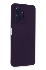 Newface Xiaomi Redmi Note 12 4G Kılıf Nano içi Kadife Silikon - Mor - Görsel 2