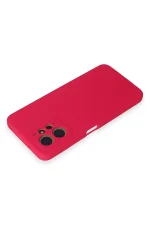 Newface Xiaomi Redmi Note 12 4G Kılıf Nano içi Kadife Silikon - Pembe - Görsel 3