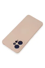 Newface Xiaomi Redmi Note 12 4G Kılıf Nano içi Kadife Silikon - Pudra - Görsel 3