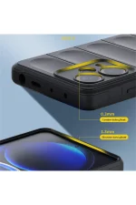 Newface Xiaomi Redmi Note 12 4G Kılıf Optimum Silikon - Kırmızı - Görsel 4