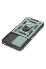 Newface Xiaomi Redmi Note 12 4G Kılıf Pars Lens Yüzüklü Silikon - Yeşil - Görsel 4