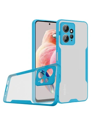 Newface Xiaomi Redmi Note 12 4G Kılıf Platin Silikon - Mavi