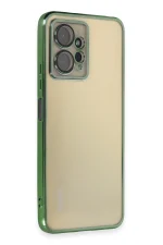 Newface Xiaomi Redmi Note 12 4G Kılıf Razer Lensli Silikon - Yeşil