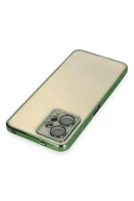 Newface Xiaomi Redmi Note 12 4G Kılıf Razer Lensli Silikon - Yeşil - Görsel 3