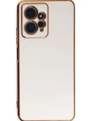 Newface Xiaomi Redmi Note 12 4G Kılıf Volet Silikon - Beyaz