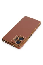 Newface Xiaomi Redmi Note 12 4G Kılıf Volet Silikon - Kırmızı - Görsel 3