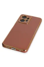 Newface Xiaomi Redmi Note 12 4G Kılıf Volet Silikon - Kırmızı - Görsel 4