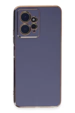 Newface Xiaomi Redmi Note 12 4G Kılıf Volet Silikon - Mavi