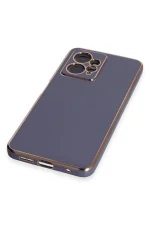 Newface Xiaomi Redmi Note 12 4G Kılıf Volet Silikon - Mavi - Görsel 4